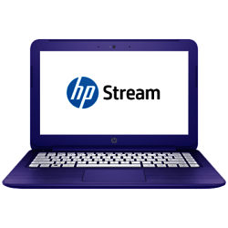 HP Stream 13-c101na Laptop, Intel Celeron, 2GB RAM, 32GB eMMC, 13.3